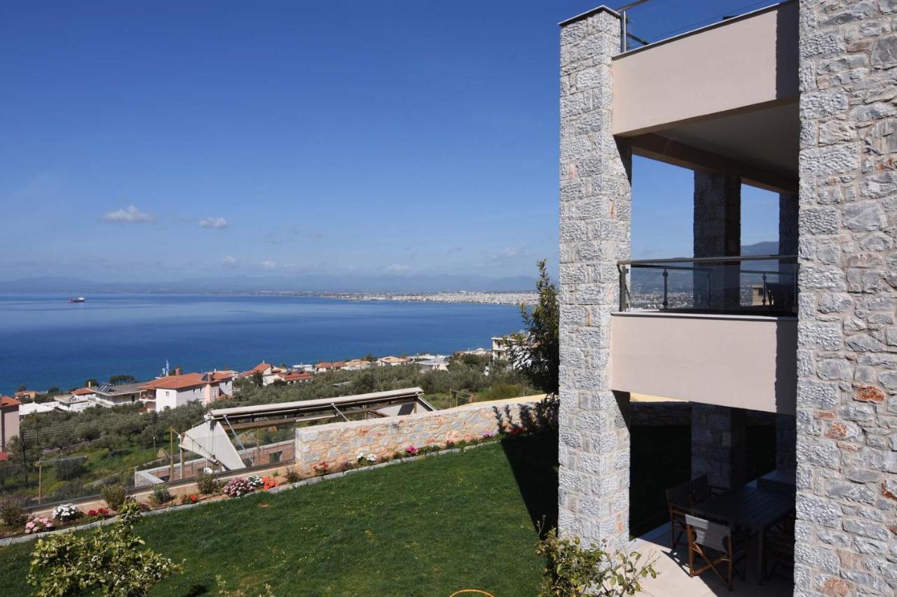 Villa Dafni - Infinite Sea Vistas With Private Pool Kalamata Eksteriør billede